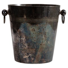 20th Century French Regency Silver Plated Champagne Bucket, Antique