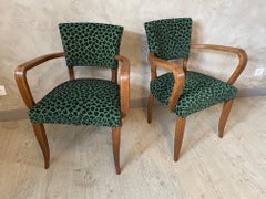 Paire de fauteuils français remeublés, années 1950
