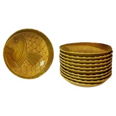 20th century French Revernay manufacture Set of 12 plates, 1950s