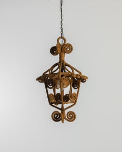 20th Century French Rope Pendant Lamp
