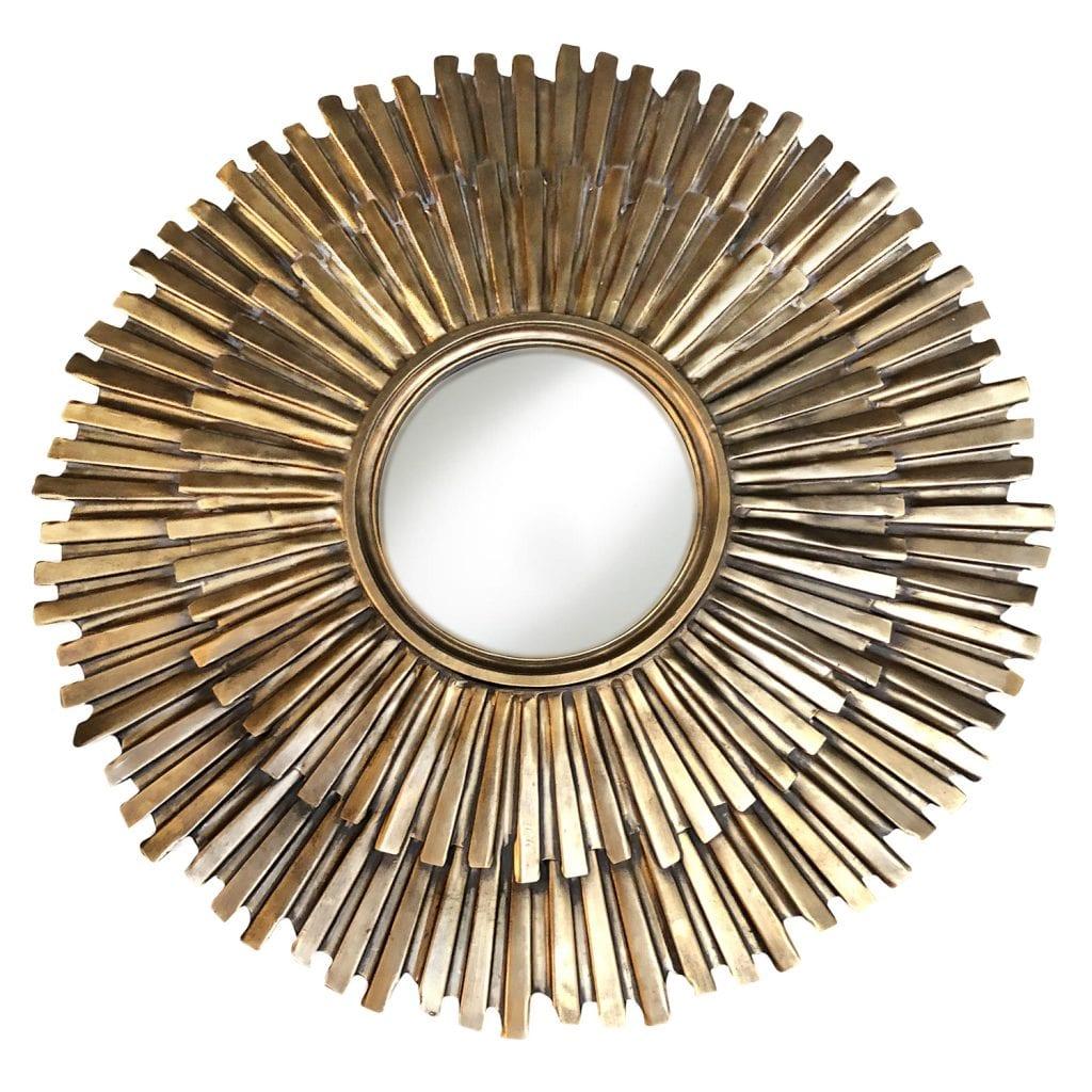 brass sun mirror