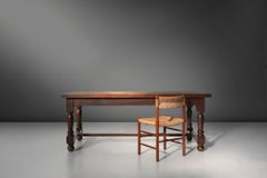 20th Century French Rustic oak Dining Table