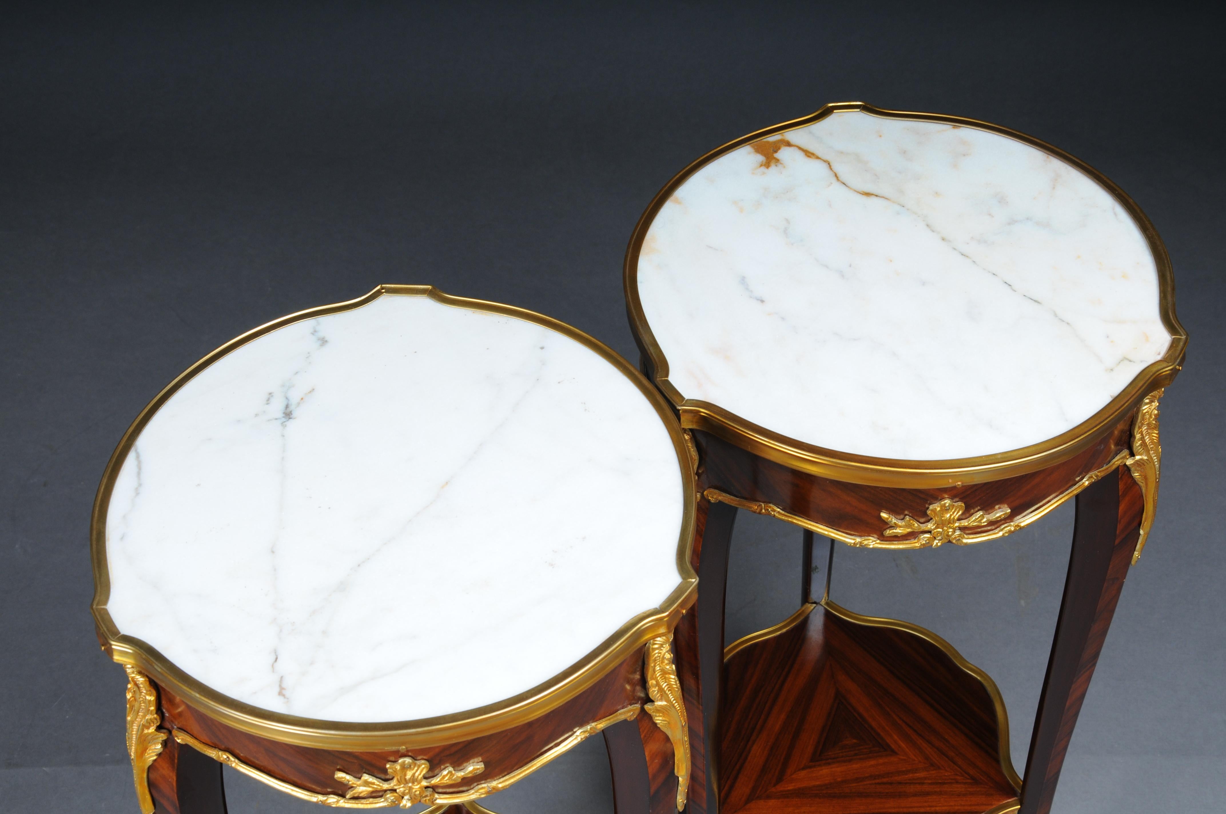 20th Century French Salon Side Table in Louis XV after F. Linke, Beech For Sale 7
