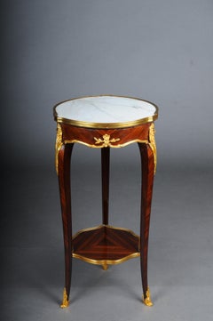 20th Century French Salon Side Table in Louis XV after F. Linke, Beech
