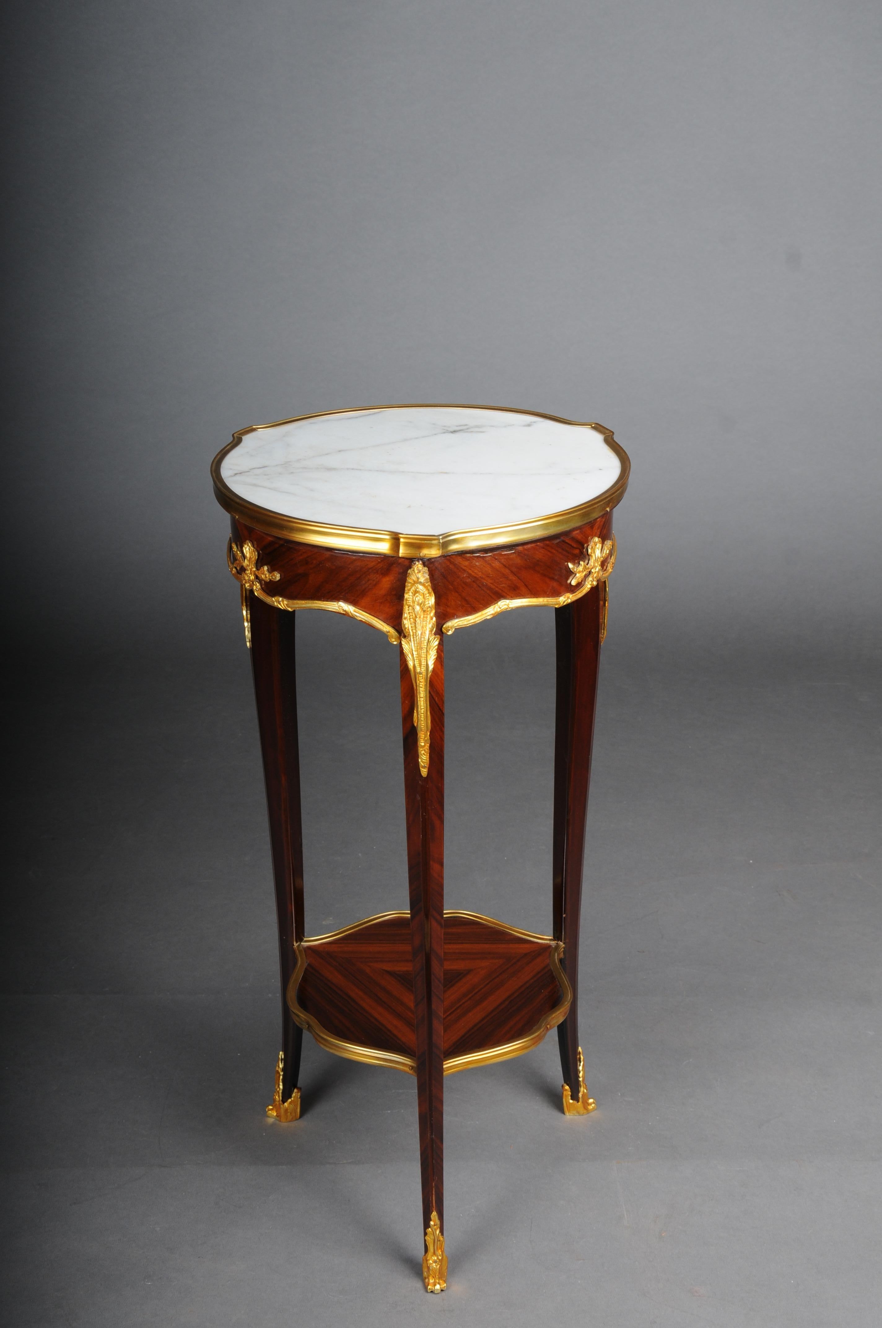 20th Century French Salon Side Table in Louis XV after F. Linke, Beech For Sale 2