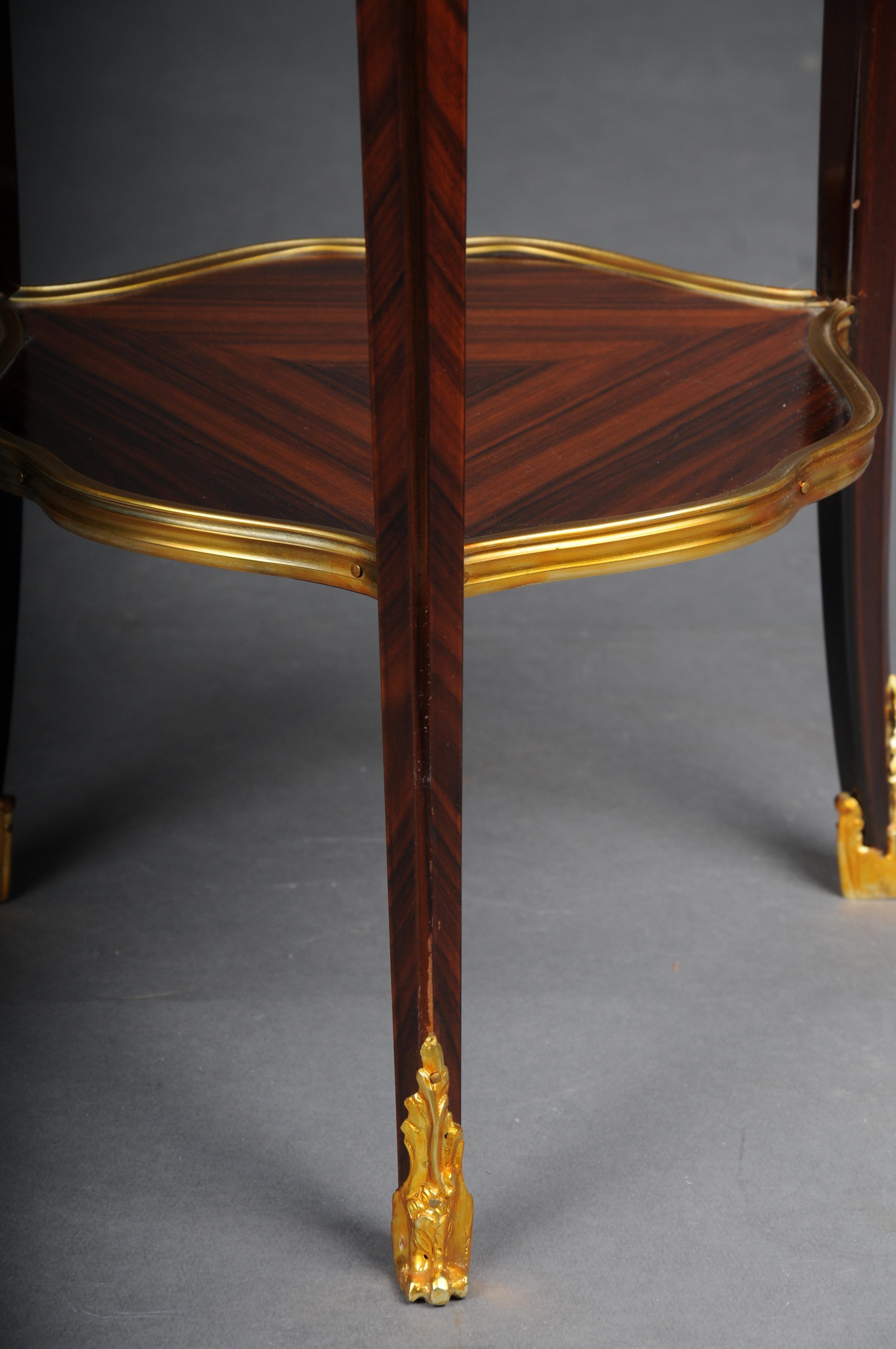 20th Century French Salon Side Table in Louis XV after F. Linke, Beech For Sale 3