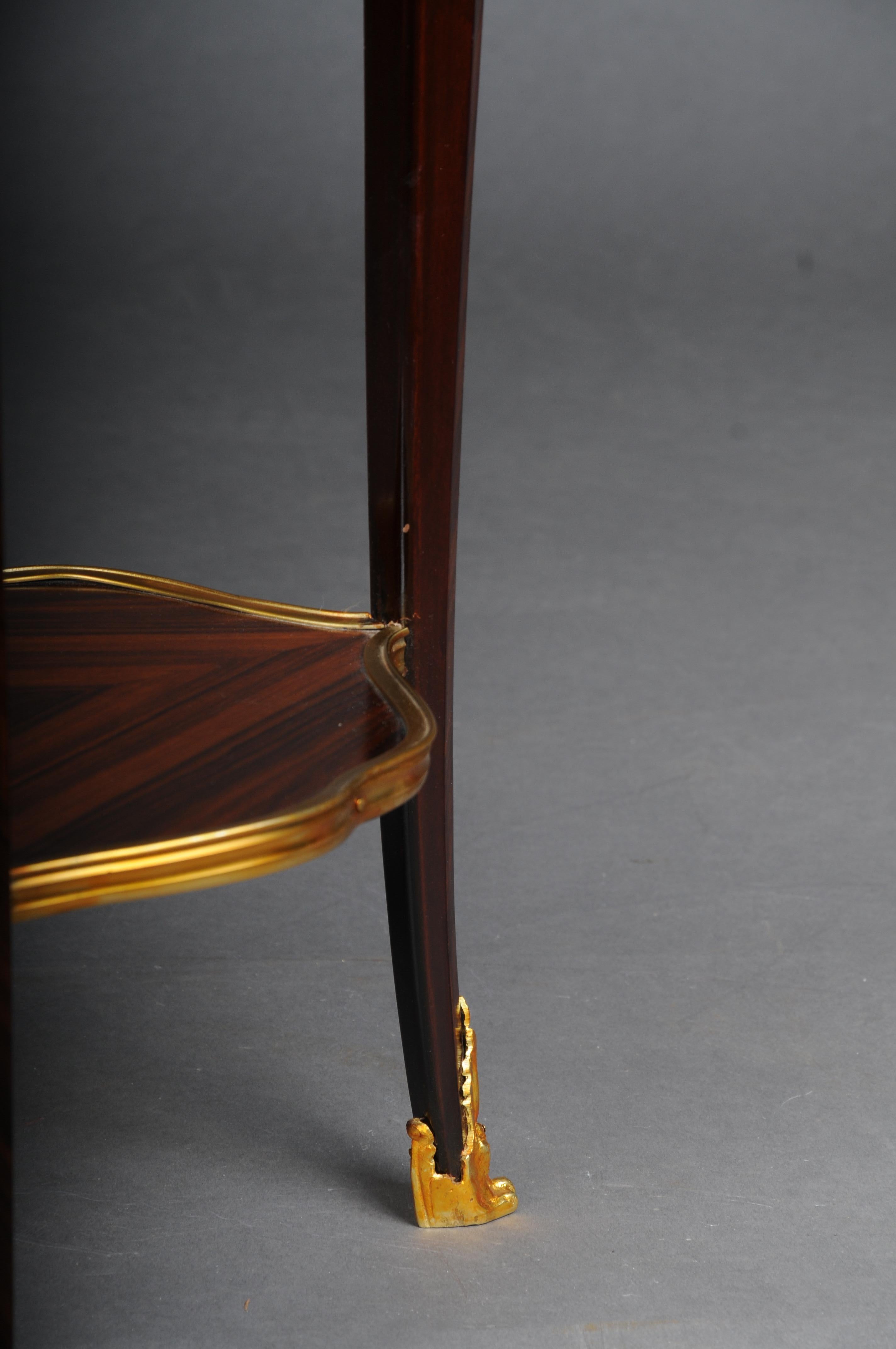 20th Century French Salon Side Table in Louis XV after F. Linke, Beech For Sale 4