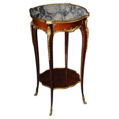 Französischer Salon-Beistelltisch des 20. Jahrhunderts, Louis XV.-Stil nach F. Linke, Buche