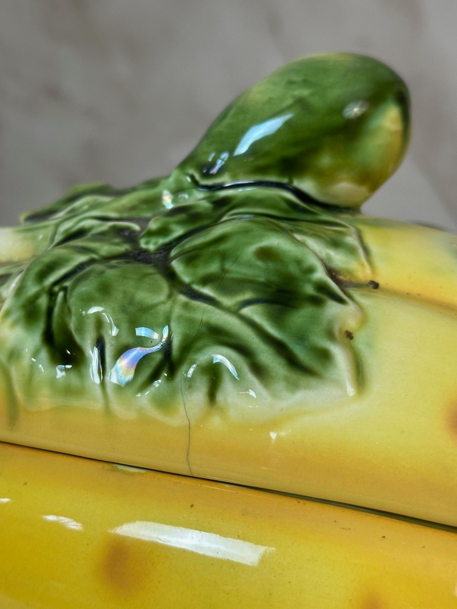 Milieu du XXe siècle Soupière en faïence de Sarreguemines du 20e siècle, 1950 en vente