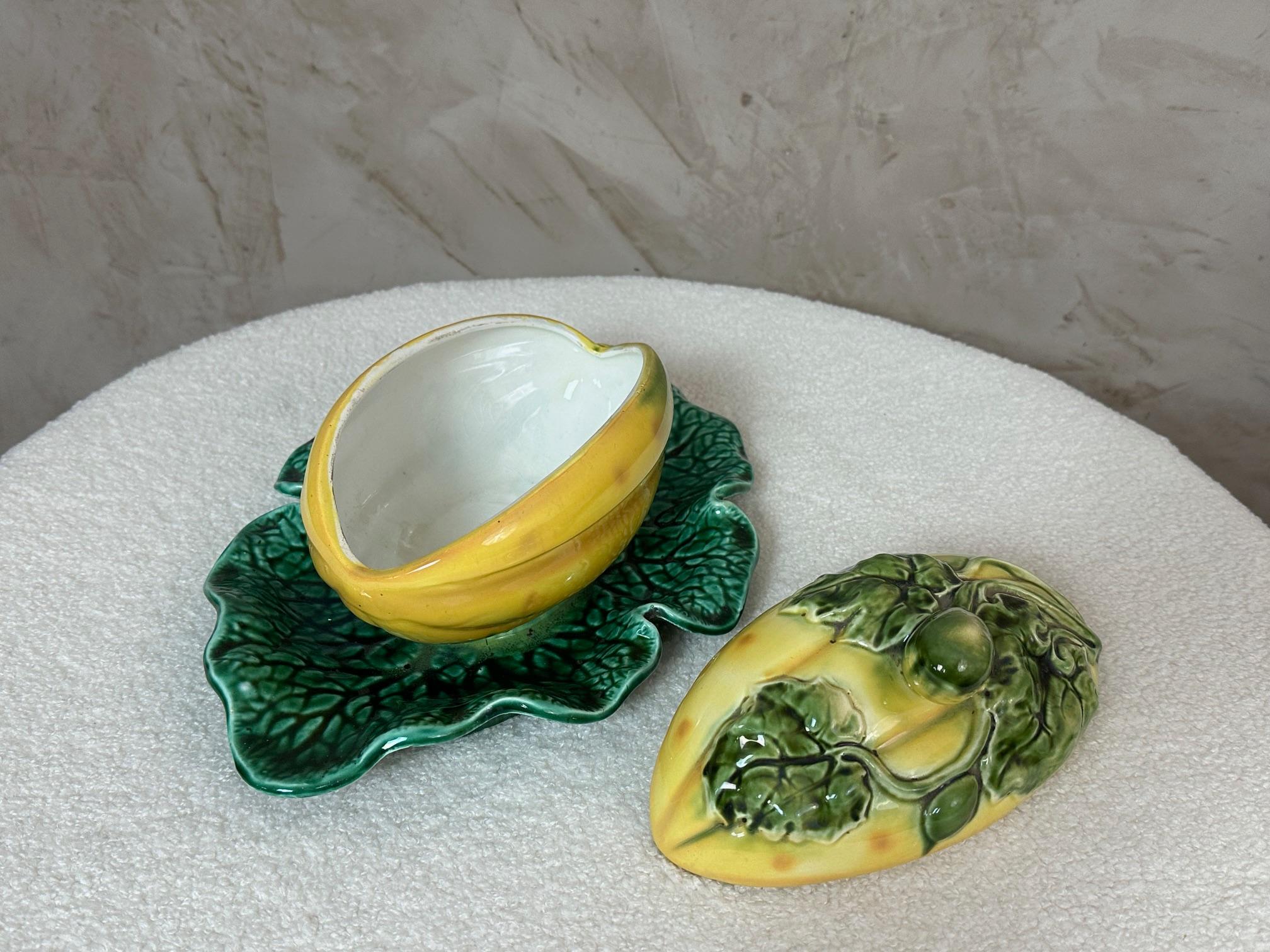 Soupière en faïence de Sarreguemines du 20e siècle, 1950 en vente 2