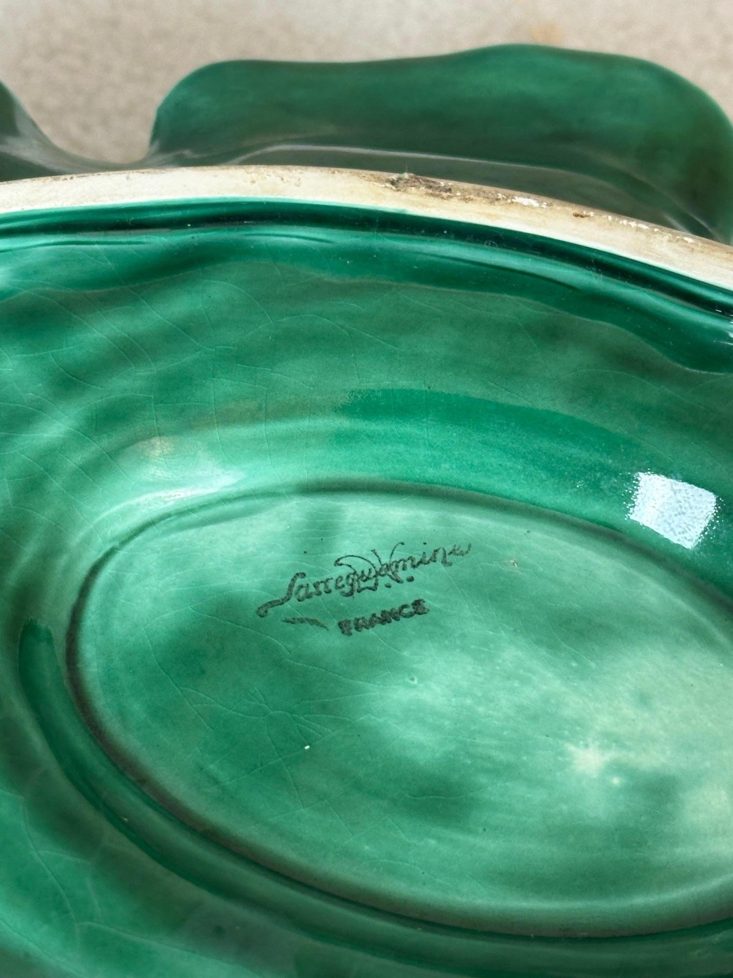 Soupière en faïence de Sarreguemines du 20e siècle, 1950 en vente 3