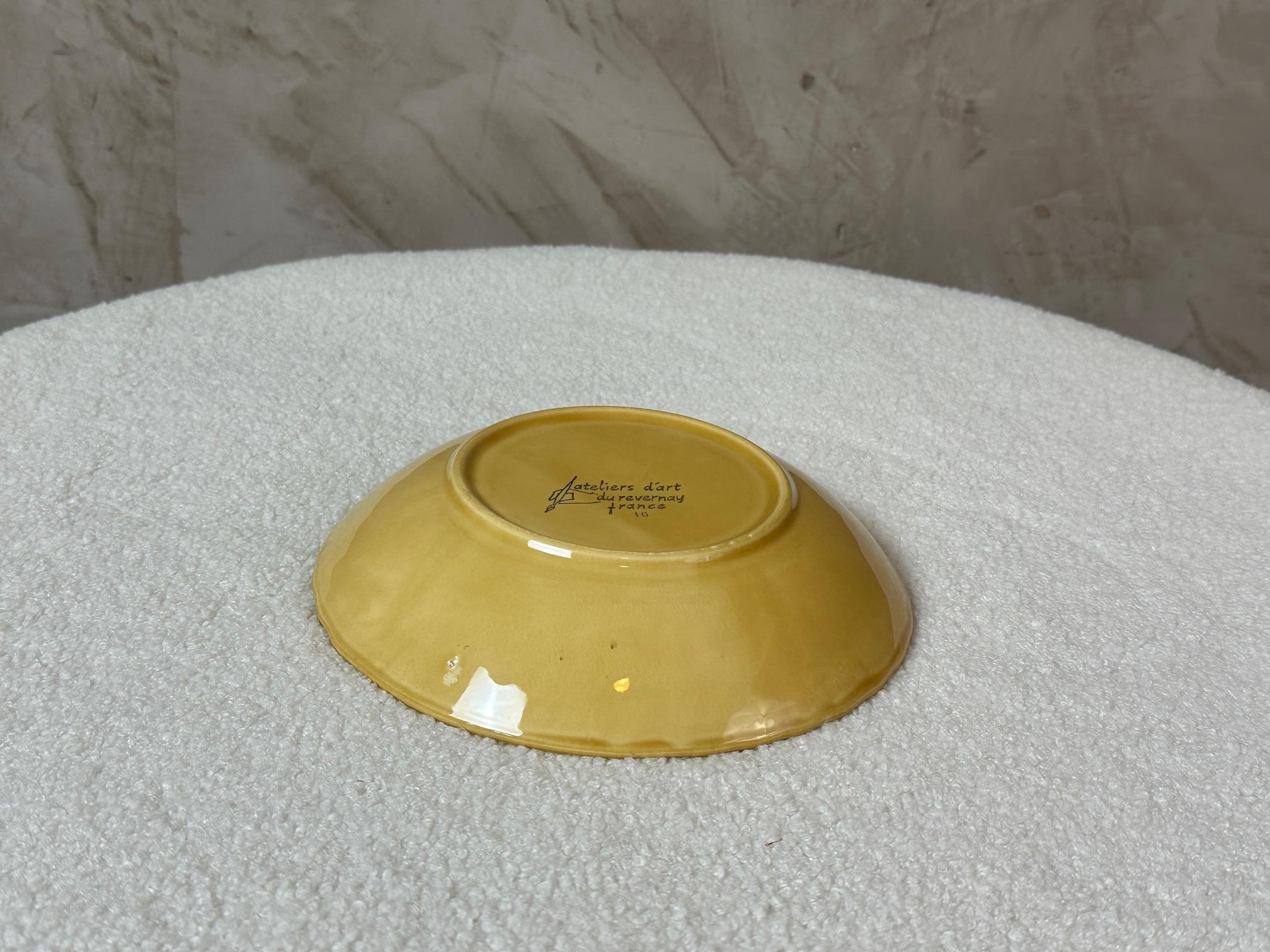 Ceramic 20th century French Sarreguemines Set of 12 Plates, 1950s For Sale