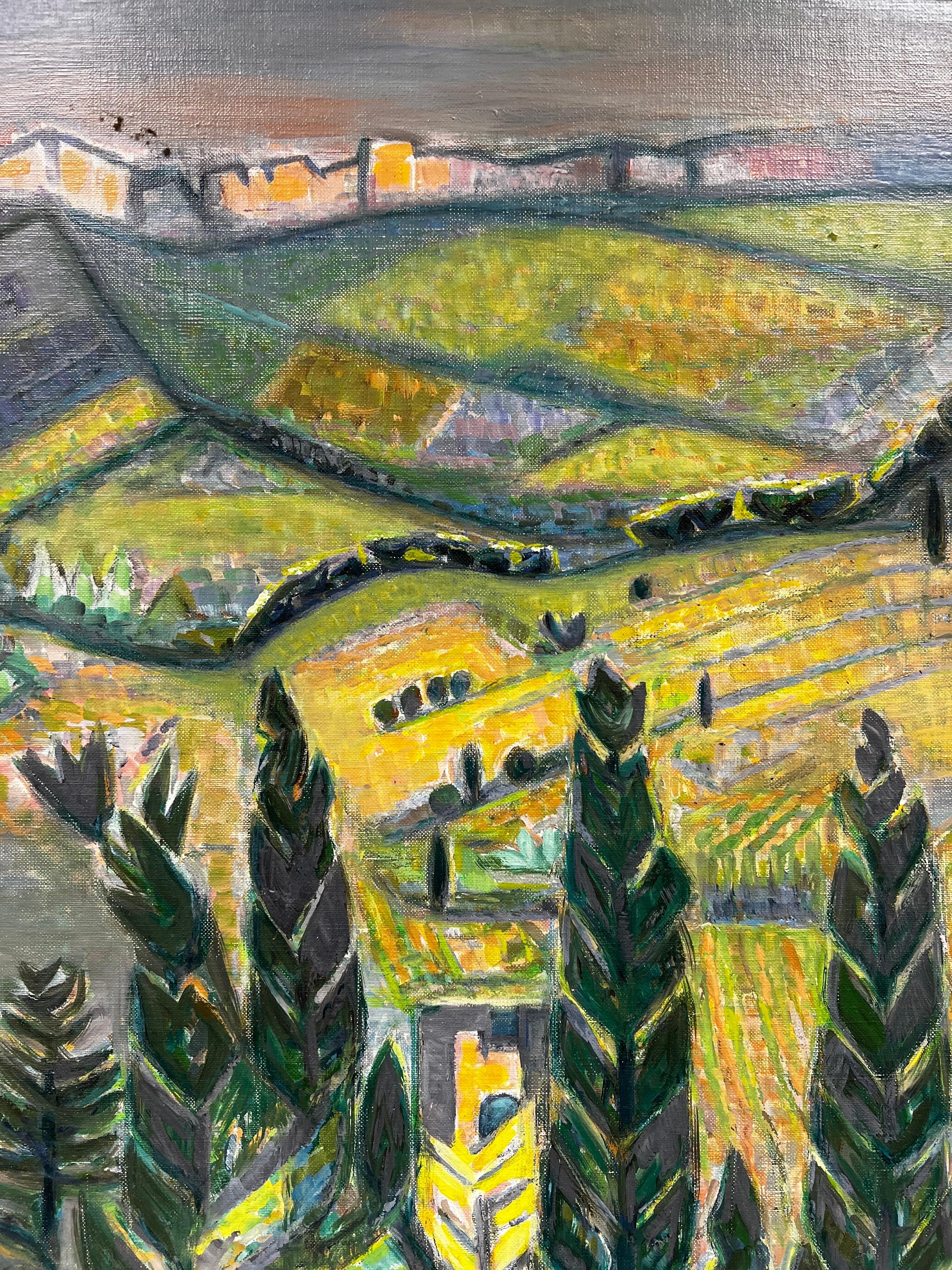 Artist/ School: French School, late 20th century, signed 

Title: Provencal Landscape

Medium: oil on canvas, framed 

Framed: 28.5 x 22.5
Canvas : 24 x 19 inches

Provenance: private collection, France

Condition: The painting is in overall very