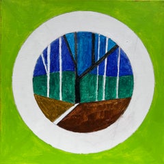`Milly -  green circle landscape