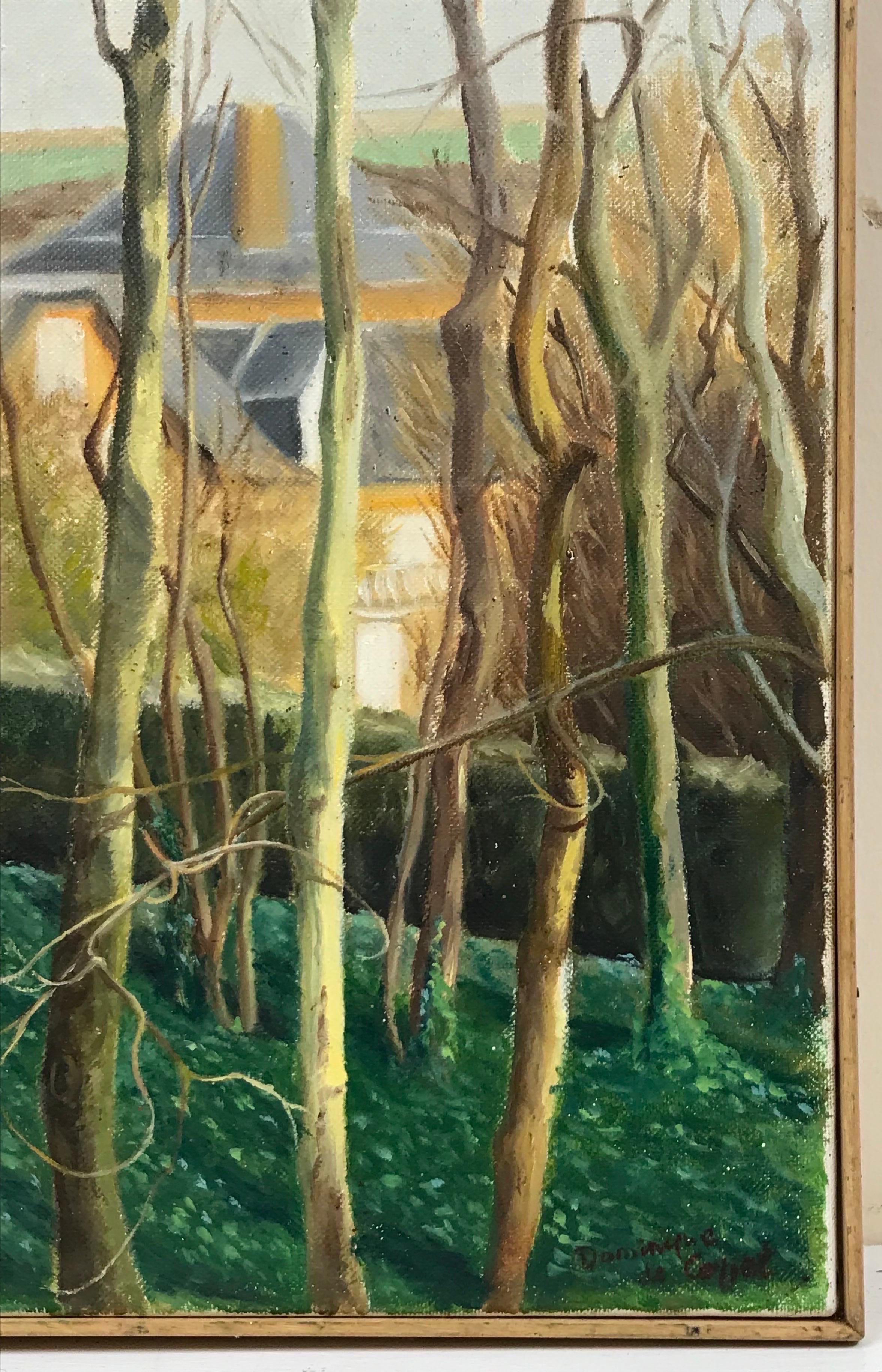 Artist/ School: French School, 20th century, signed lower corner

Title: Woodland Valley

Medium: oil on canvas , framed

Framed: 14 x 12 inches
Canvas: 13.75 x 11.75 inches

Provenance: private collection, France

Condition: The painting is in