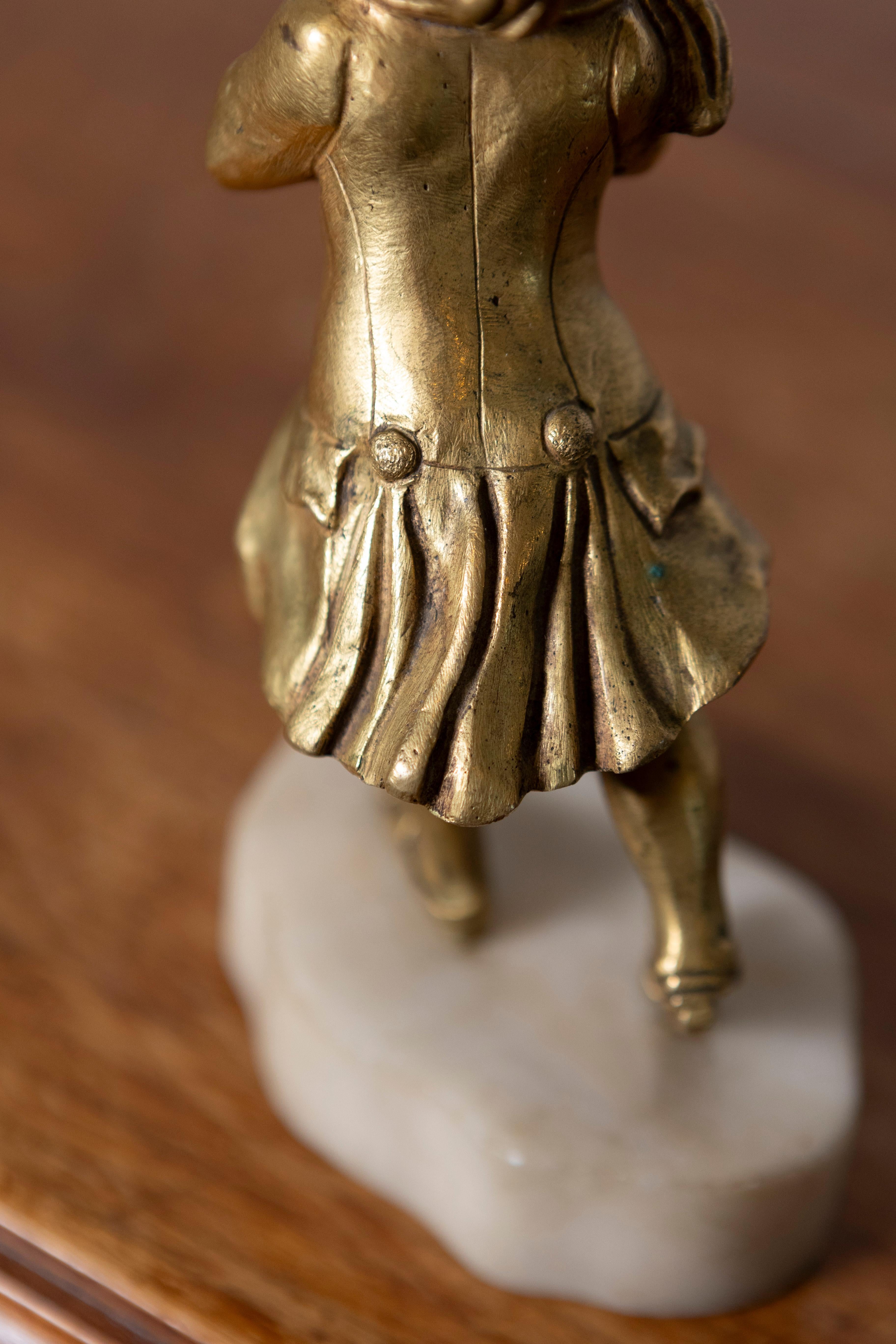 Dorato Scultura francese del XX secolo in vendita