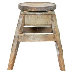 20th Century French Sculpture Stand or Stool