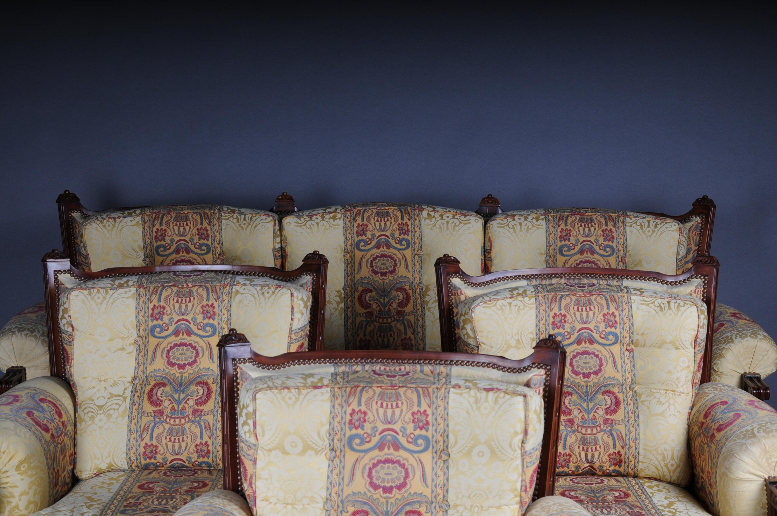 20th Century French Seating Group / Couch Set Louis XVI For Sale 14