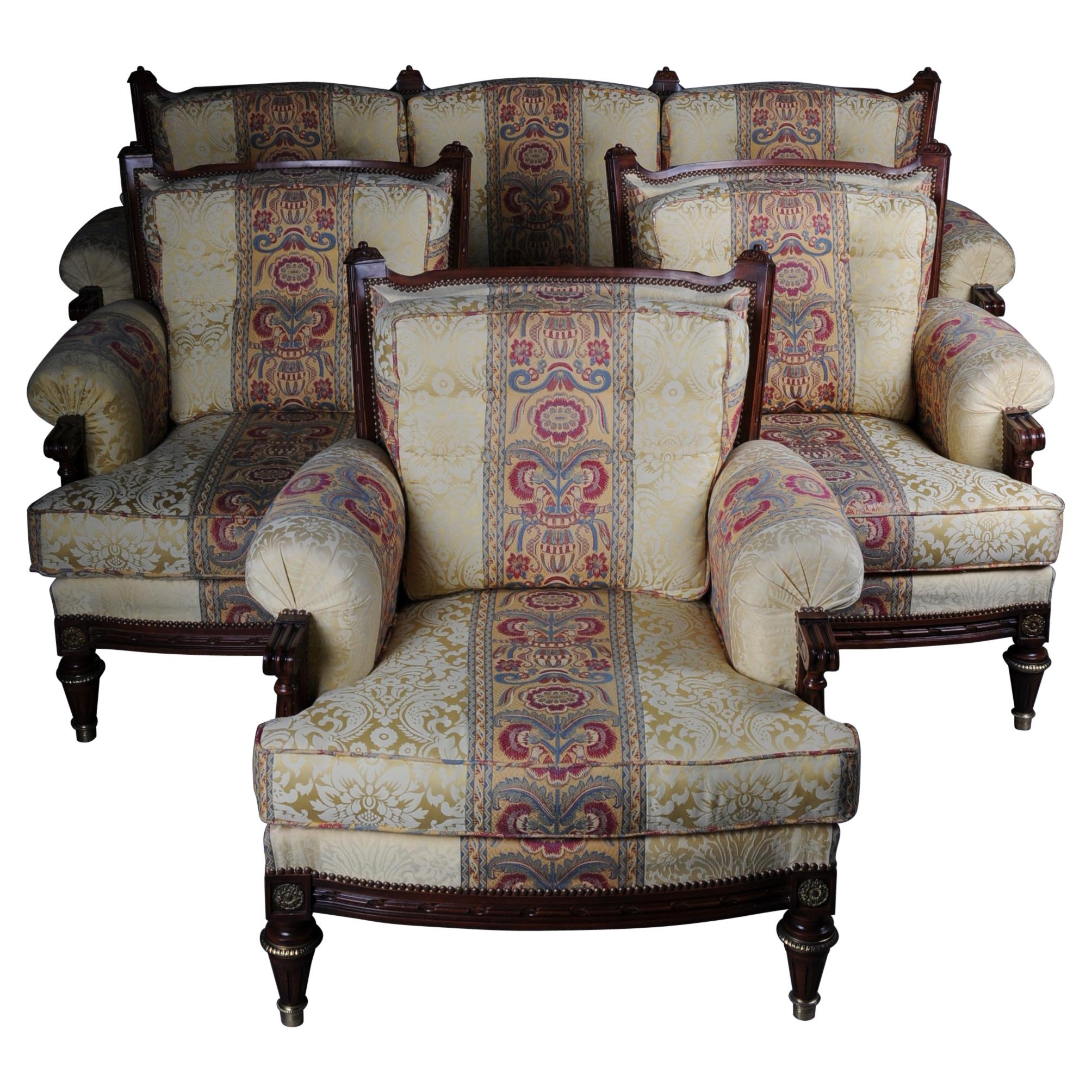 Französische Sitzgruppe / Couch-Set aus dem 20. Jahrhundert Louis XVI