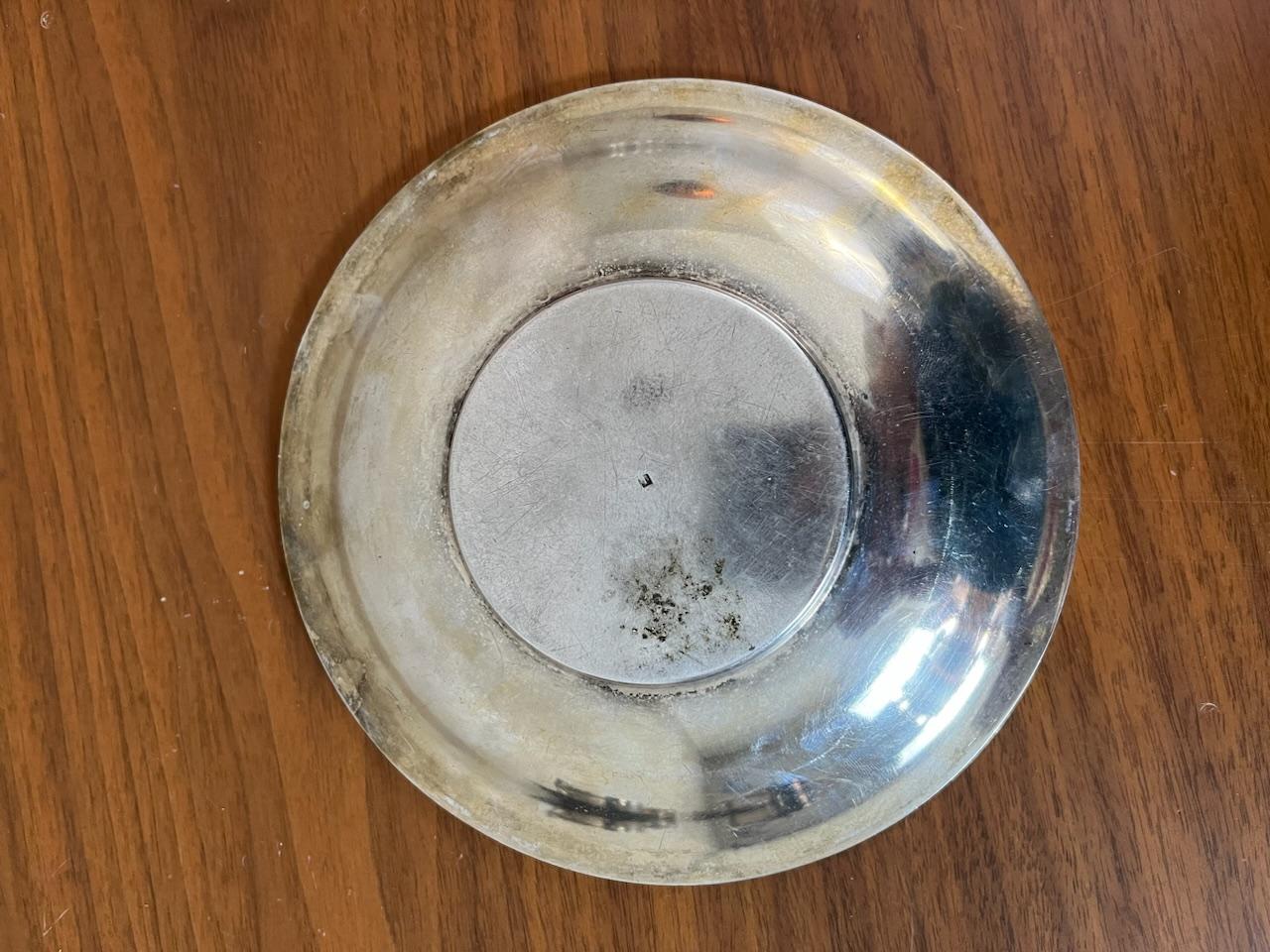 20th century French Set of Four Silverplate Tea Cups, 1900s For Sale 3