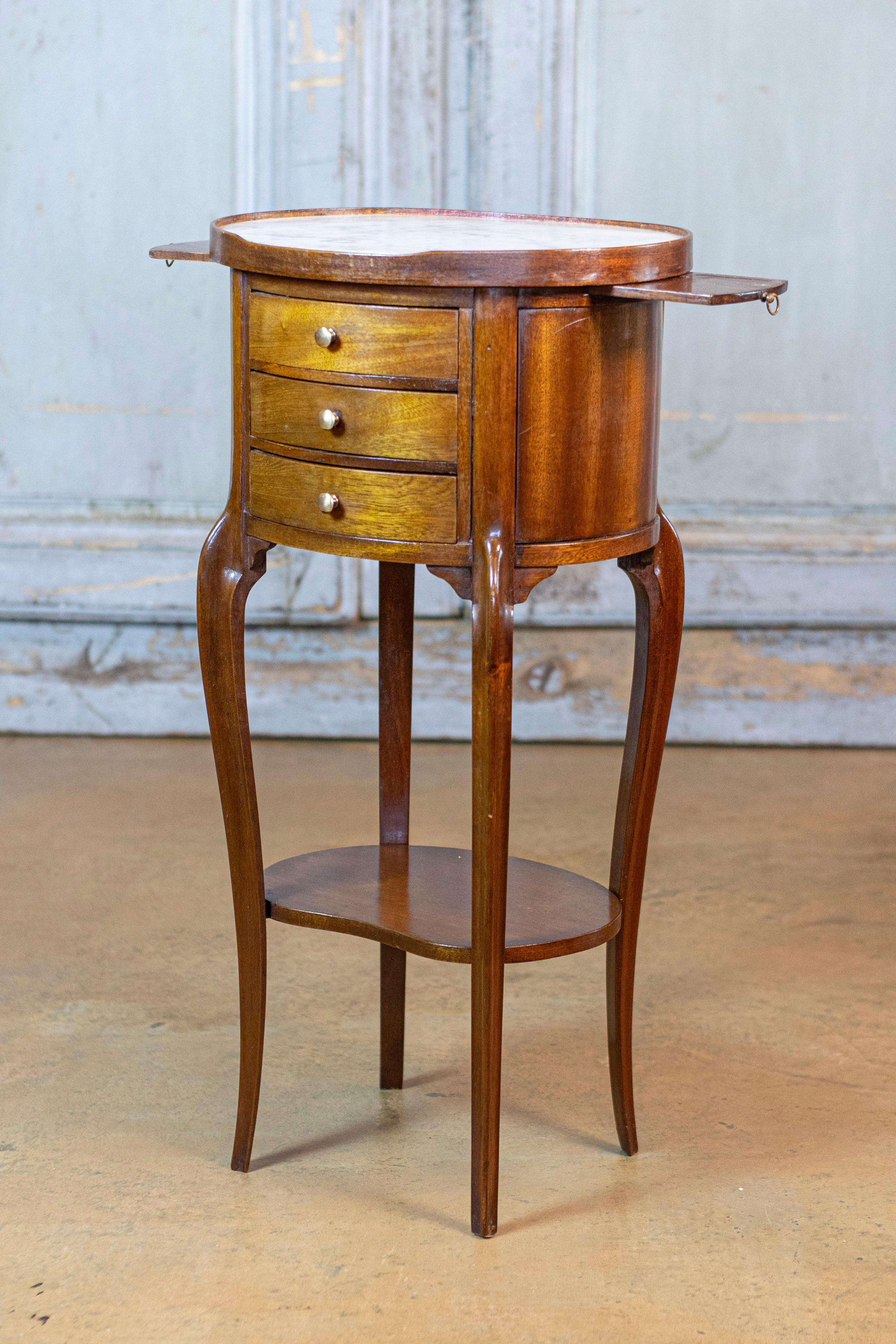 Marble 20th Century French Side Table For Sale