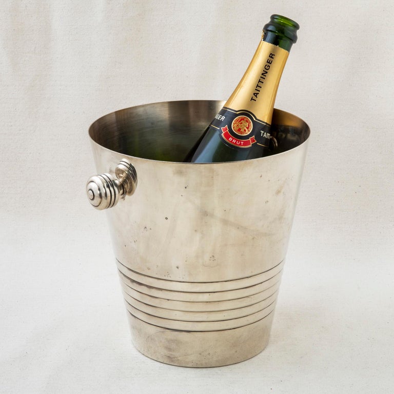 20th Century French Silver Plate Champagne Bucket 5