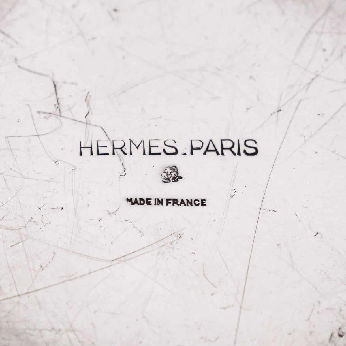 Accendino da tavolo francese del XX secolo in argento e dorato di Hermès, Parigi, 1960 ca. in vendita 10