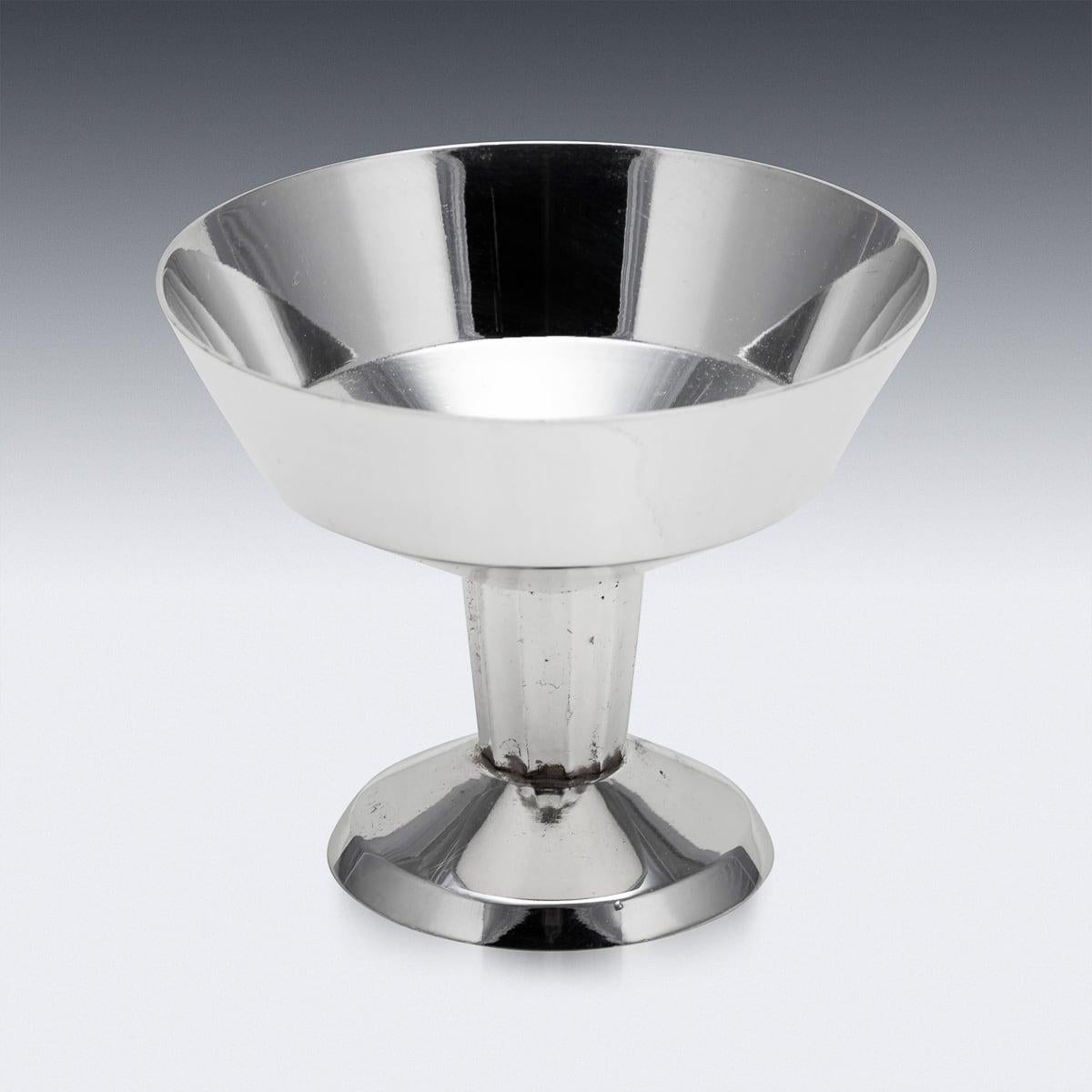 20th Century French Silver Plated Art Deco Cocktail Set c.1930 For Sale 2