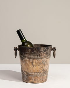 20th Century French Silver-Plated Champagne Bucket, Antique Serveware
