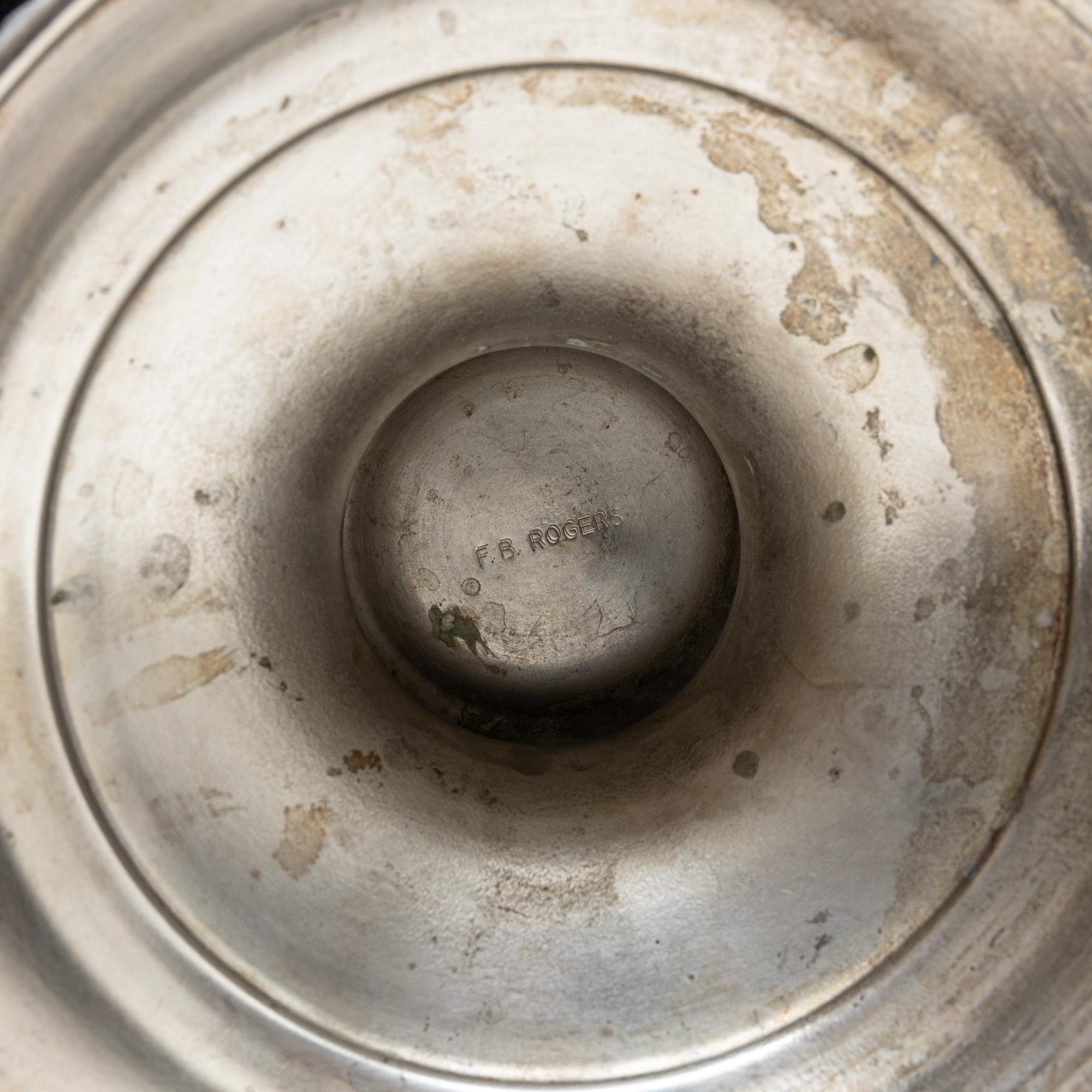 20th Century French Silver Plated Champagne Bucket For Sale 9