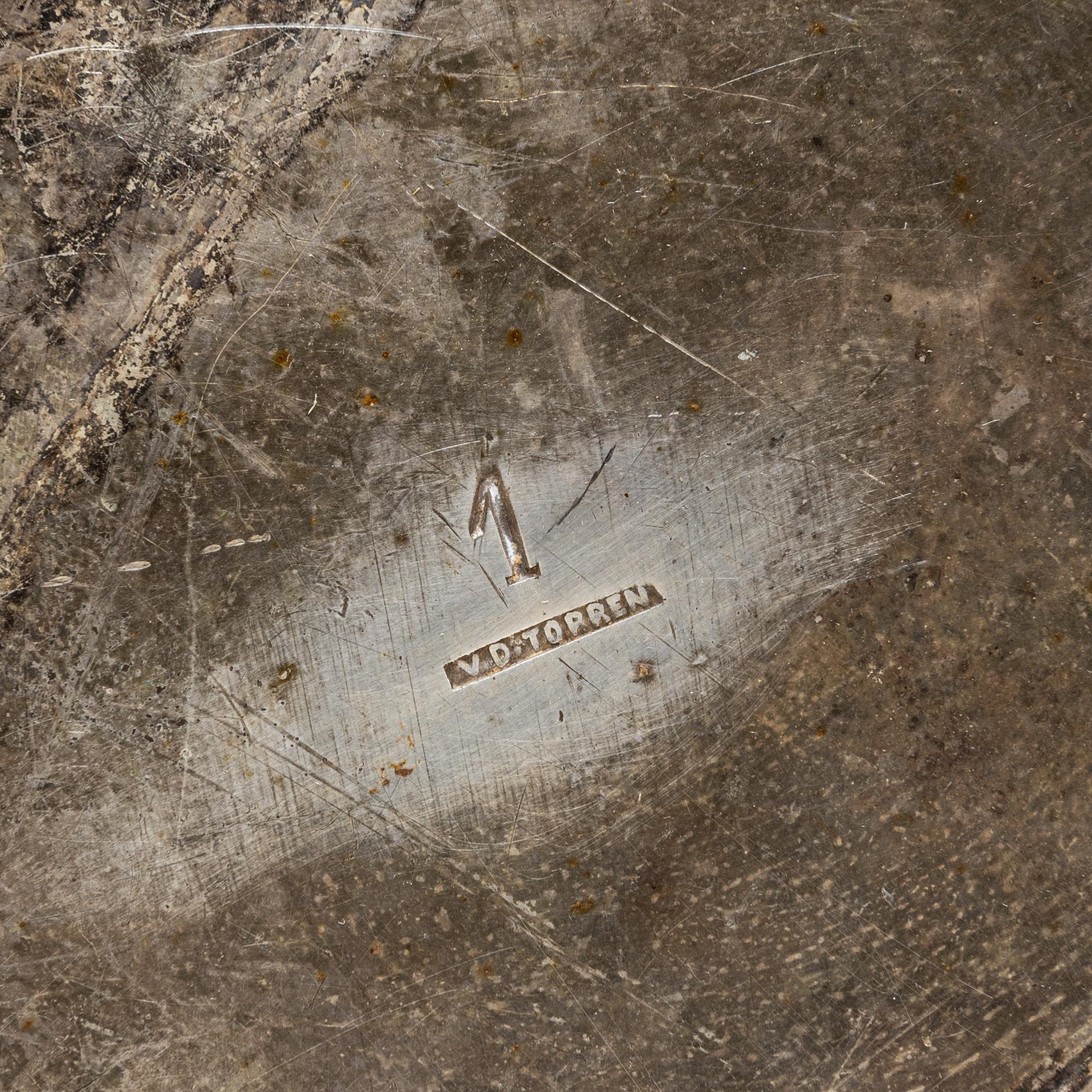 Seau à champagne en métal argenté français du 20e siècle en vente 7