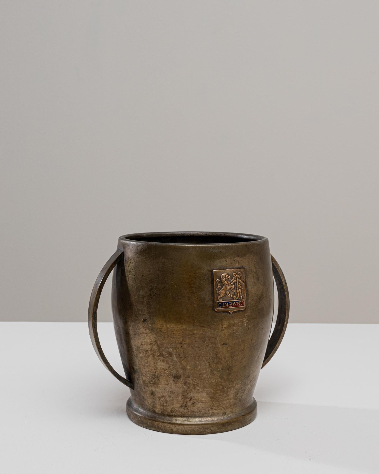 20ième siècle Seau à champagne en métal argenté français du 20e siècle en vente