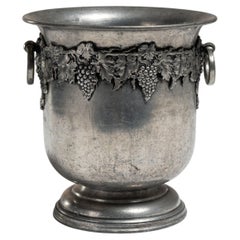 20th Century French Silver-Plated Champagne Bucket in Good Condition