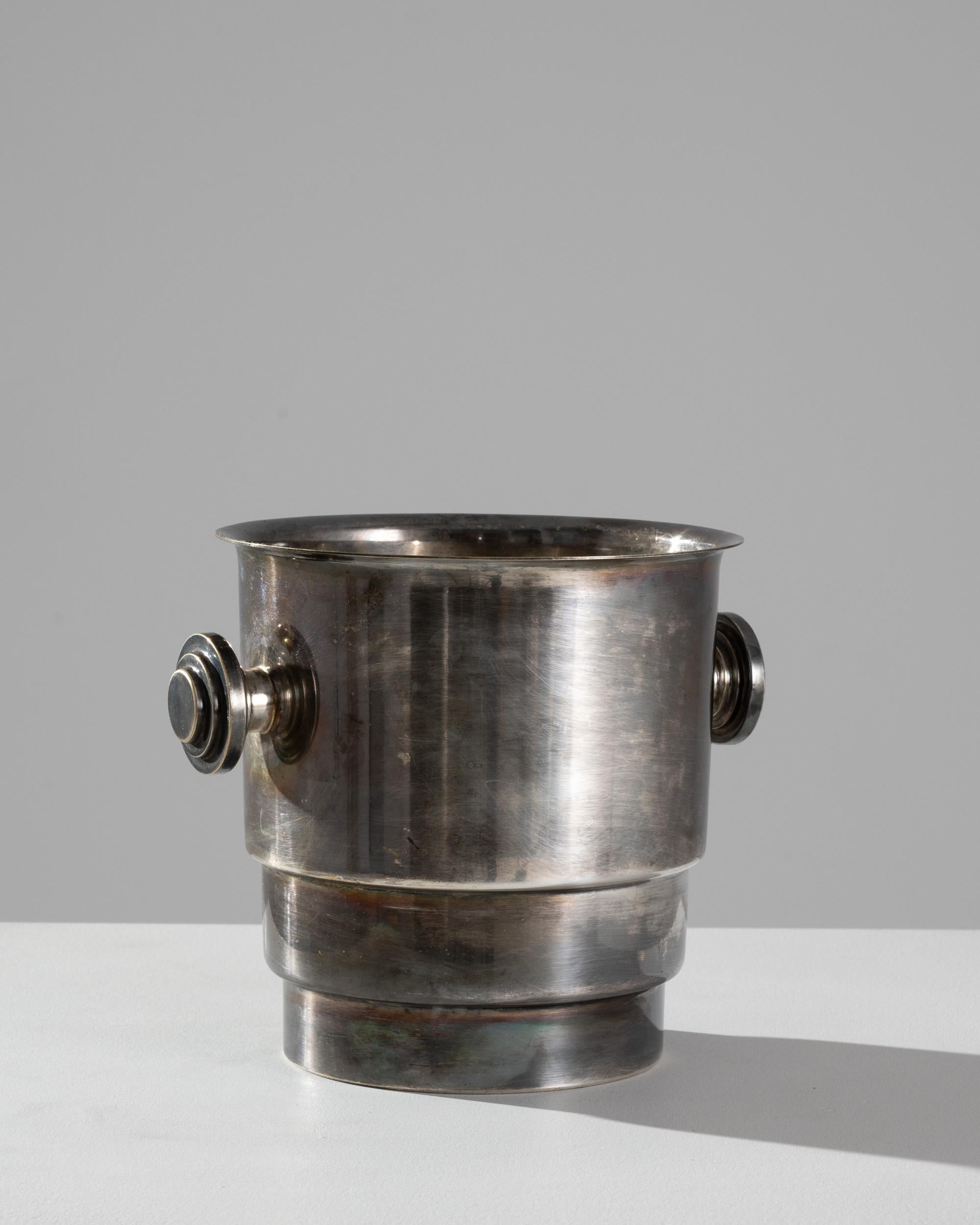 Art Deco 20th Century French Silver-Plated Ice Bucket