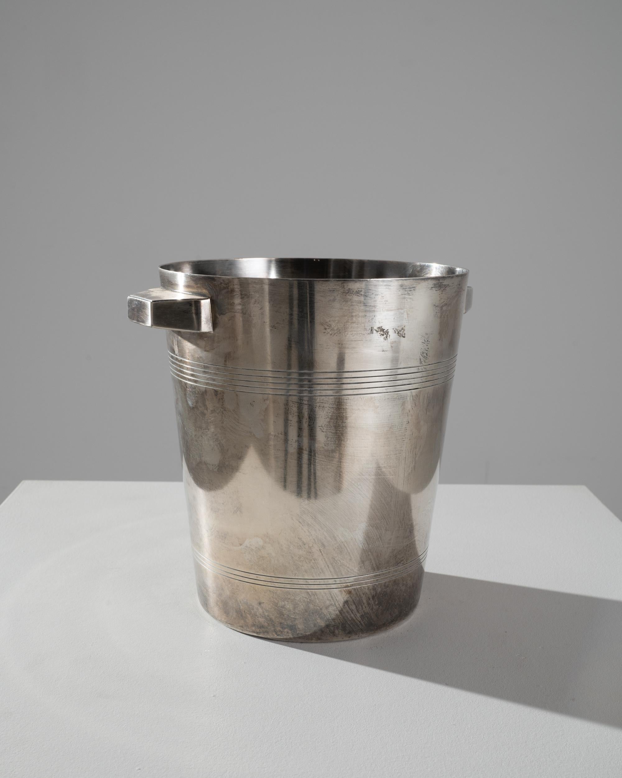 Art Deco 20th Century French Silver-Plated Ice Bucket