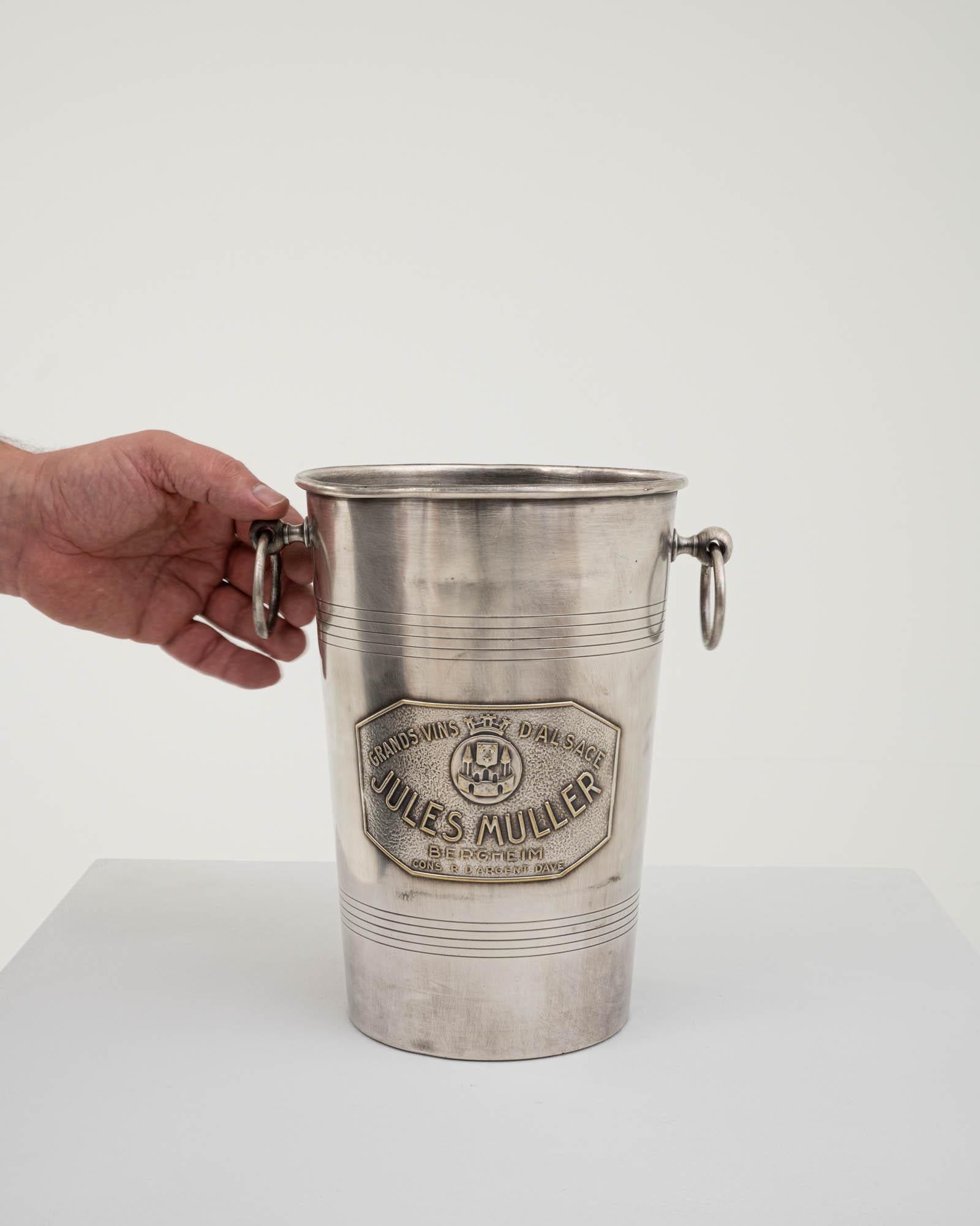French Provincial 20th Century French Silver-Plated Ice Bucket