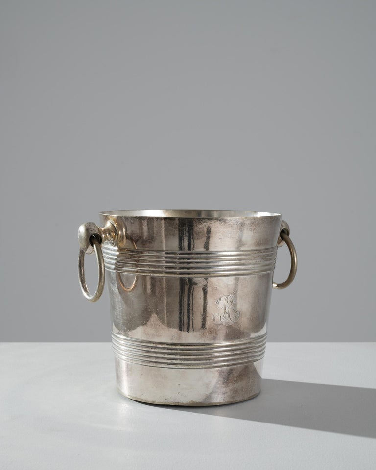 20th Century French SilverPlated Ice Bucket For Sale at 1stDibs