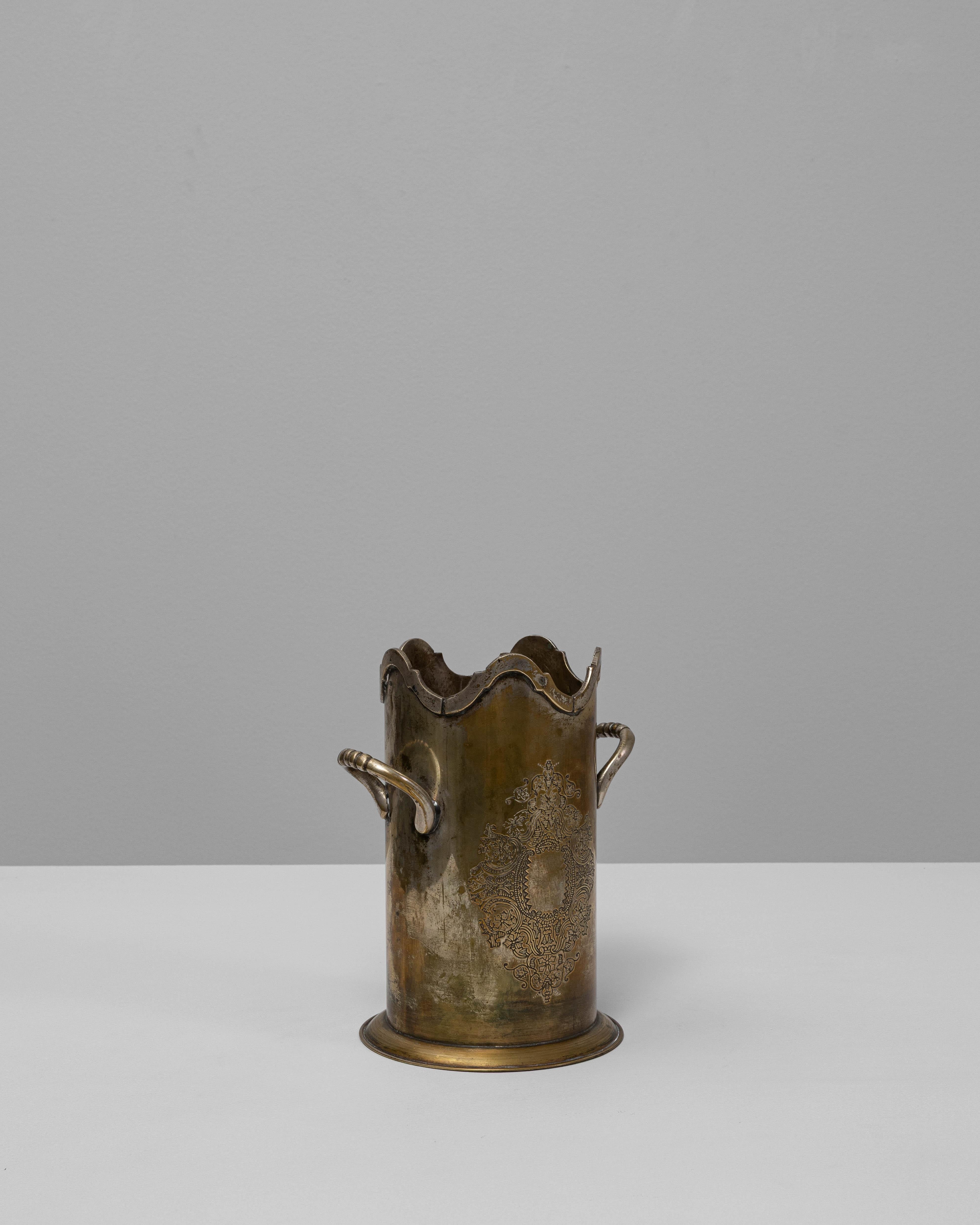 Französischer versilberter Eiskübel des 20. Jahrhunderts (Versilberung) im Angebot