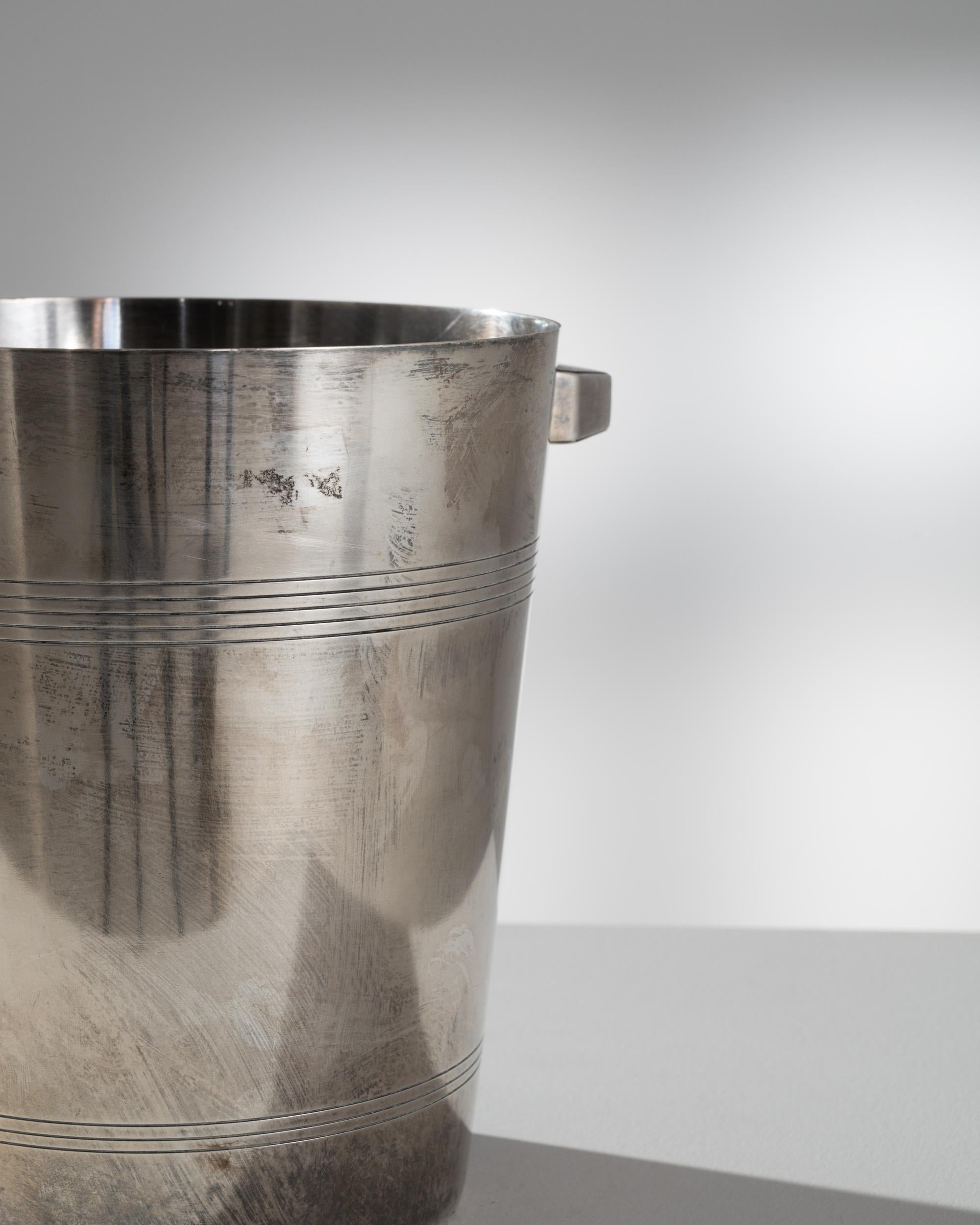 Early 20th Century 20th Century French Silver-Plated Ice Bucket