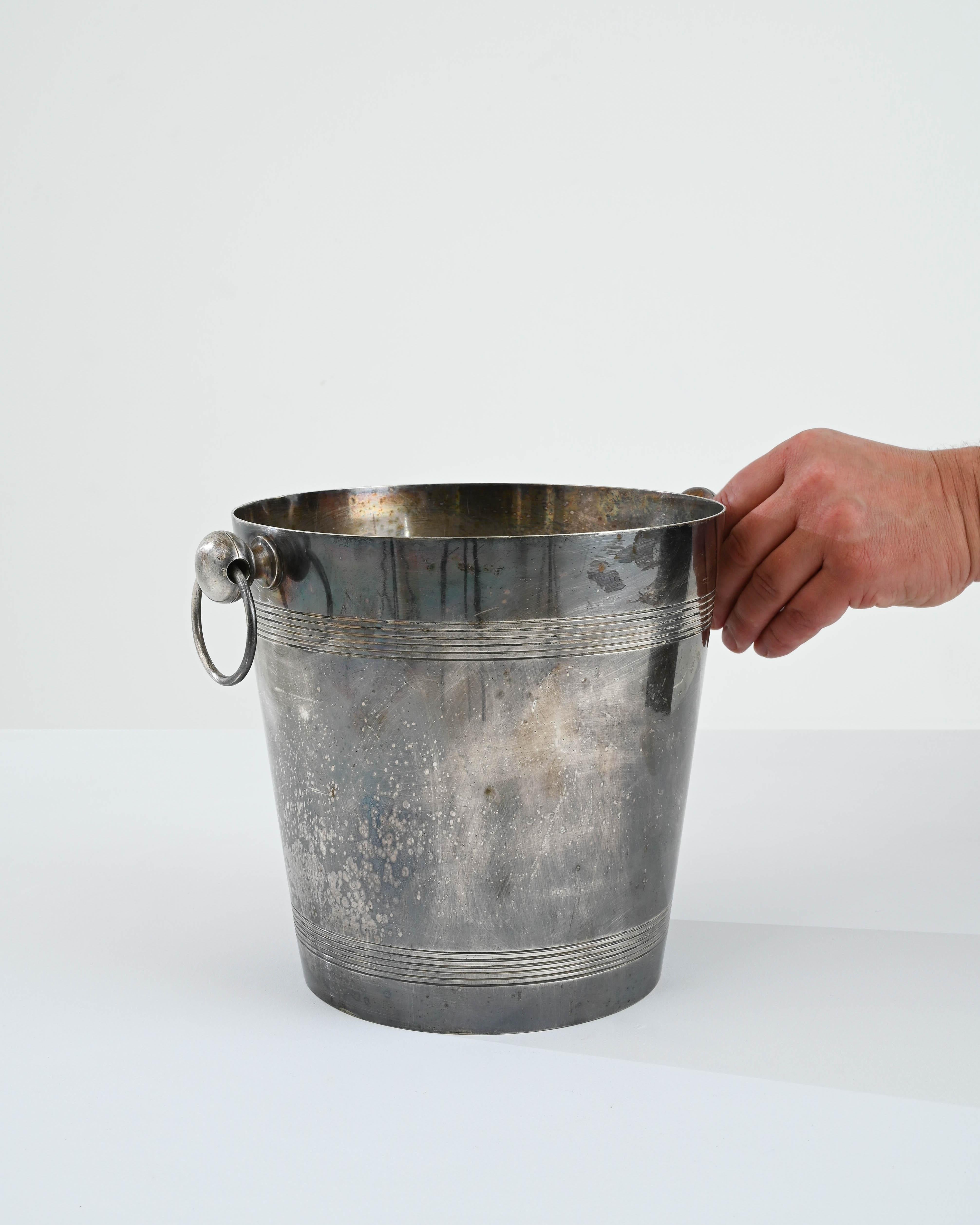 Silver Plate 20th Century French Silver-Plated Ice Bucket