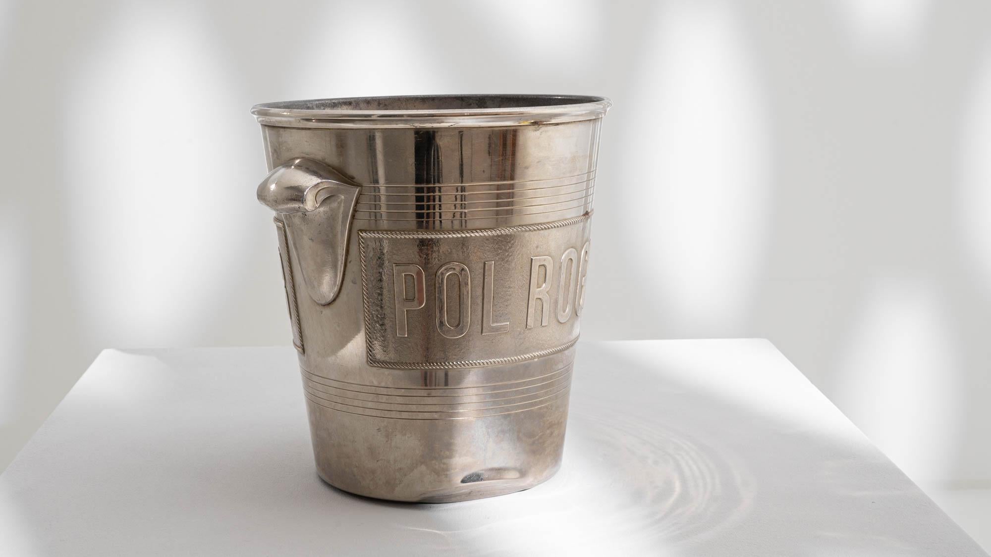 20th Century French Silver-Plated Ice Bucket 1