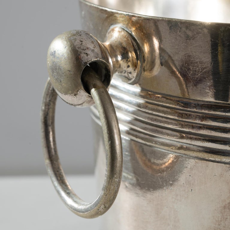 20th Century French SilverPlated Ice Bucket For Sale at 1stDibs