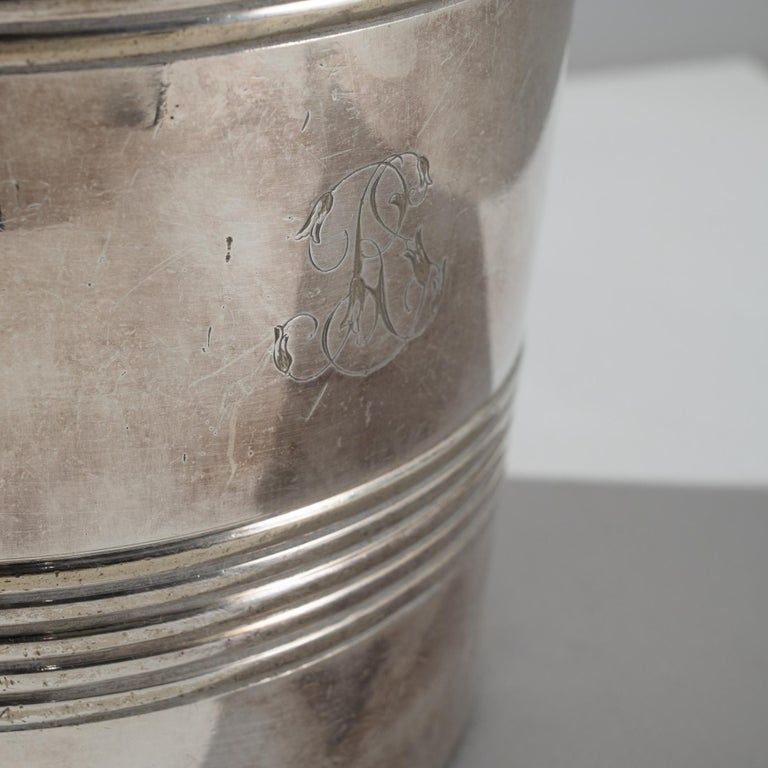 20th Century French SilverPlated Ice Bucket For Sale at 1stDibs