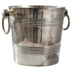 20th Century French Silver-Plated Ice Bucket