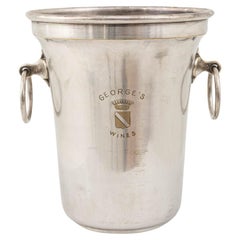 Vintage 20th Century French Silver-Plated Ice Bucket