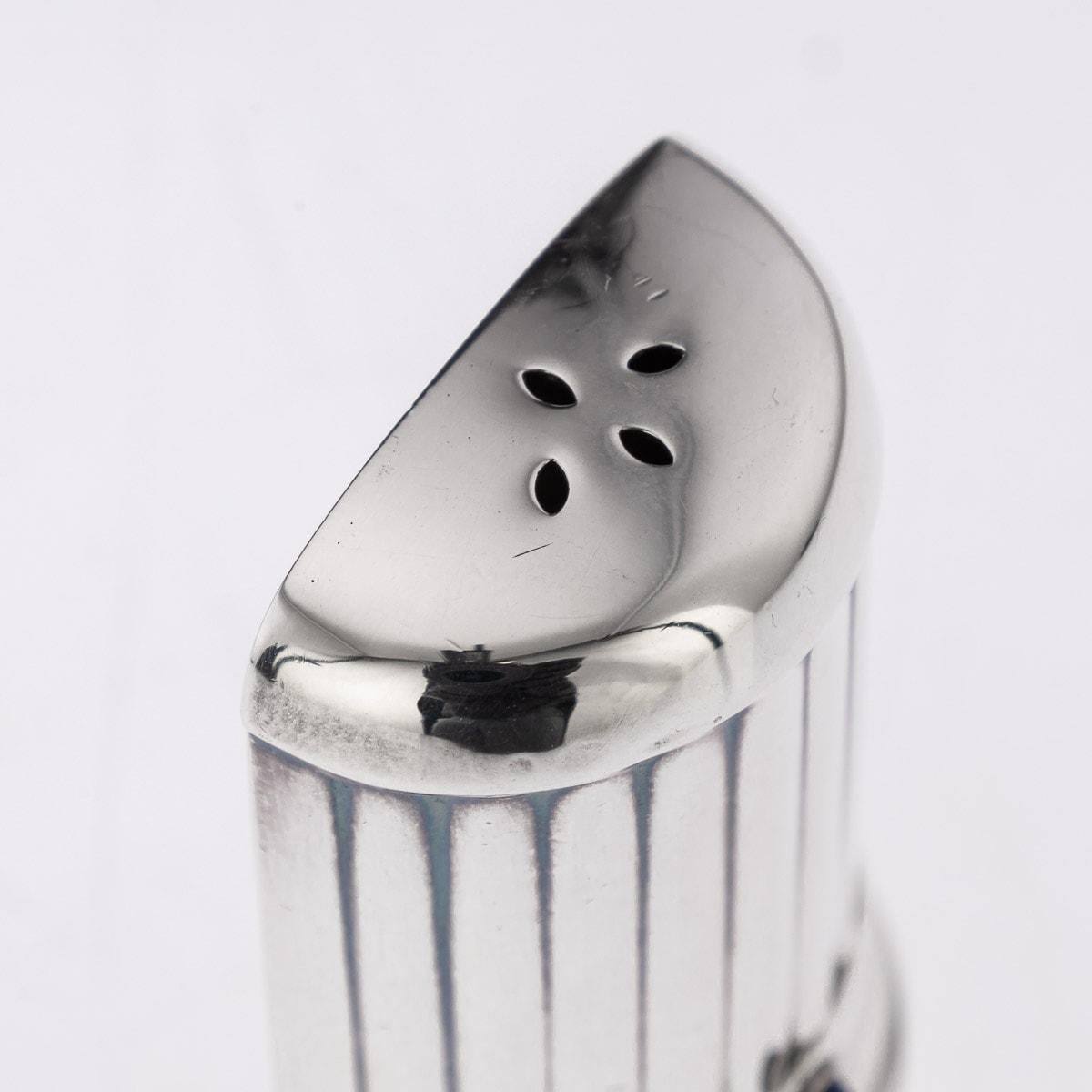 20th Century French Silver Plated Salt & Pepper, Cartier, c.1990 4