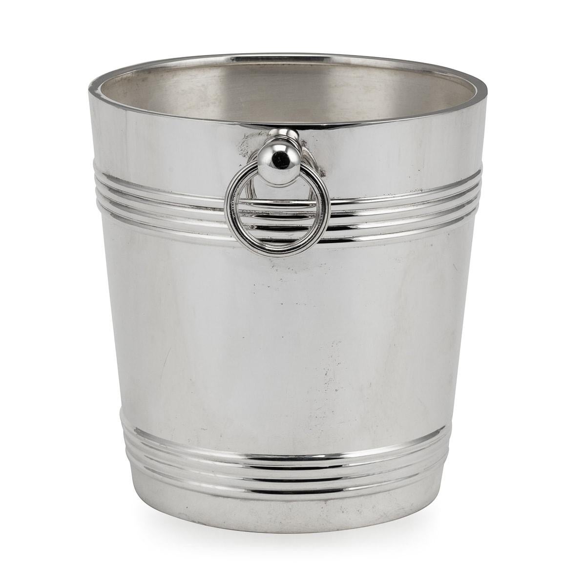 20th Century French Silver Plated Wine Cooler By Christofle For Sale 2