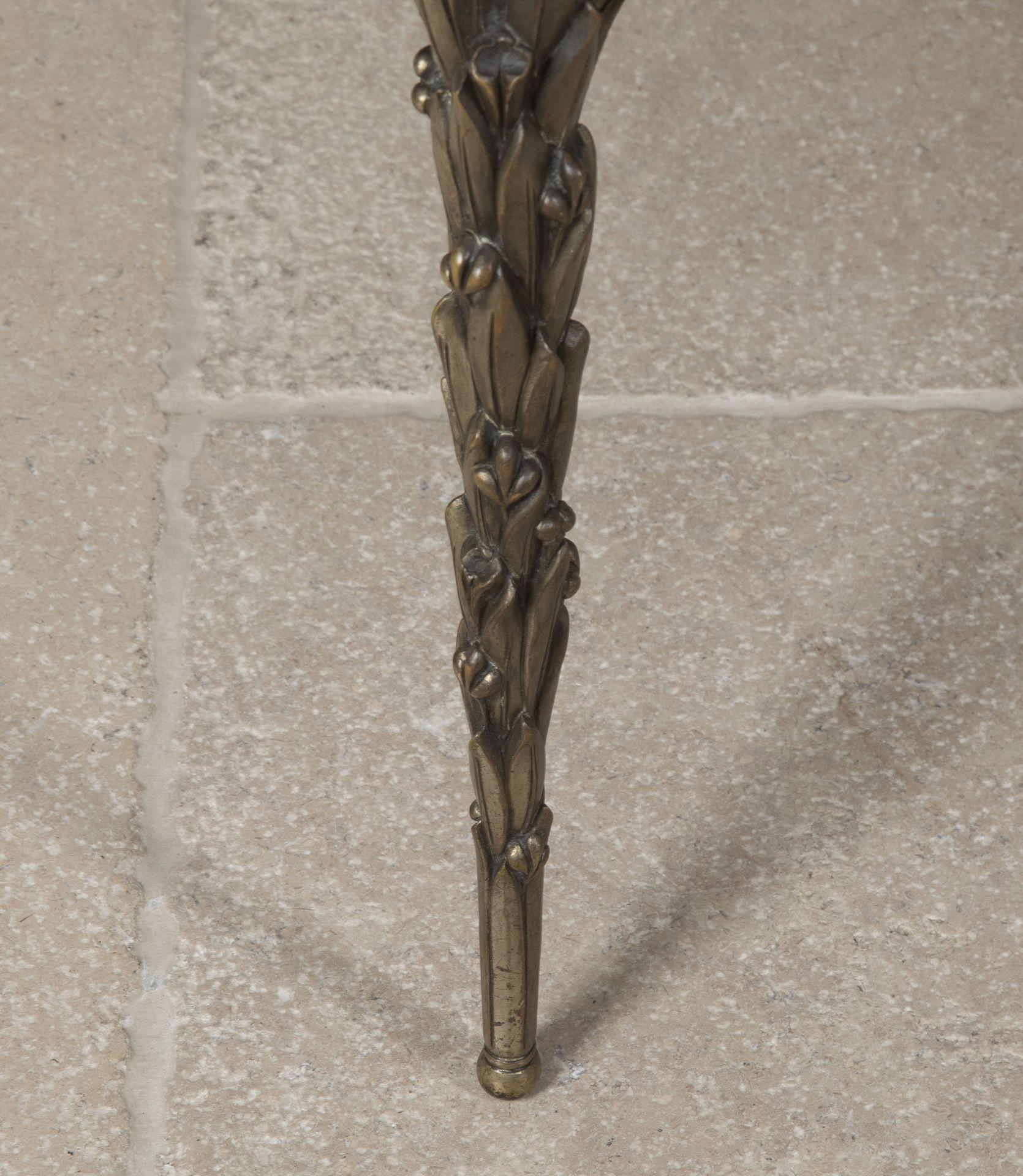 20th Century French Silvered Bronze Table by Maison Bagues For Sale 7