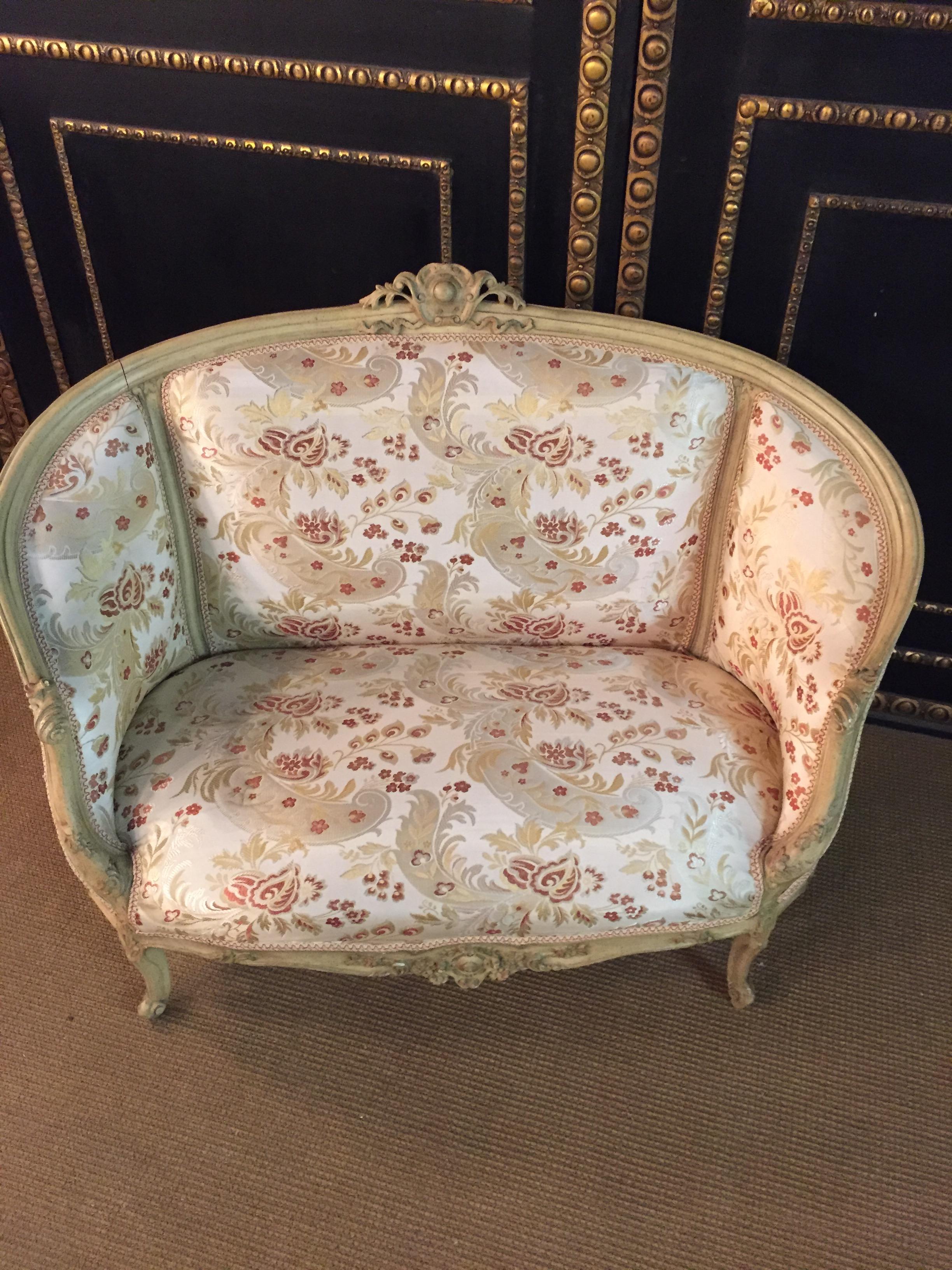 20th Century, French Sofa / canapé in antique Louis Quinze Style For Sale 11