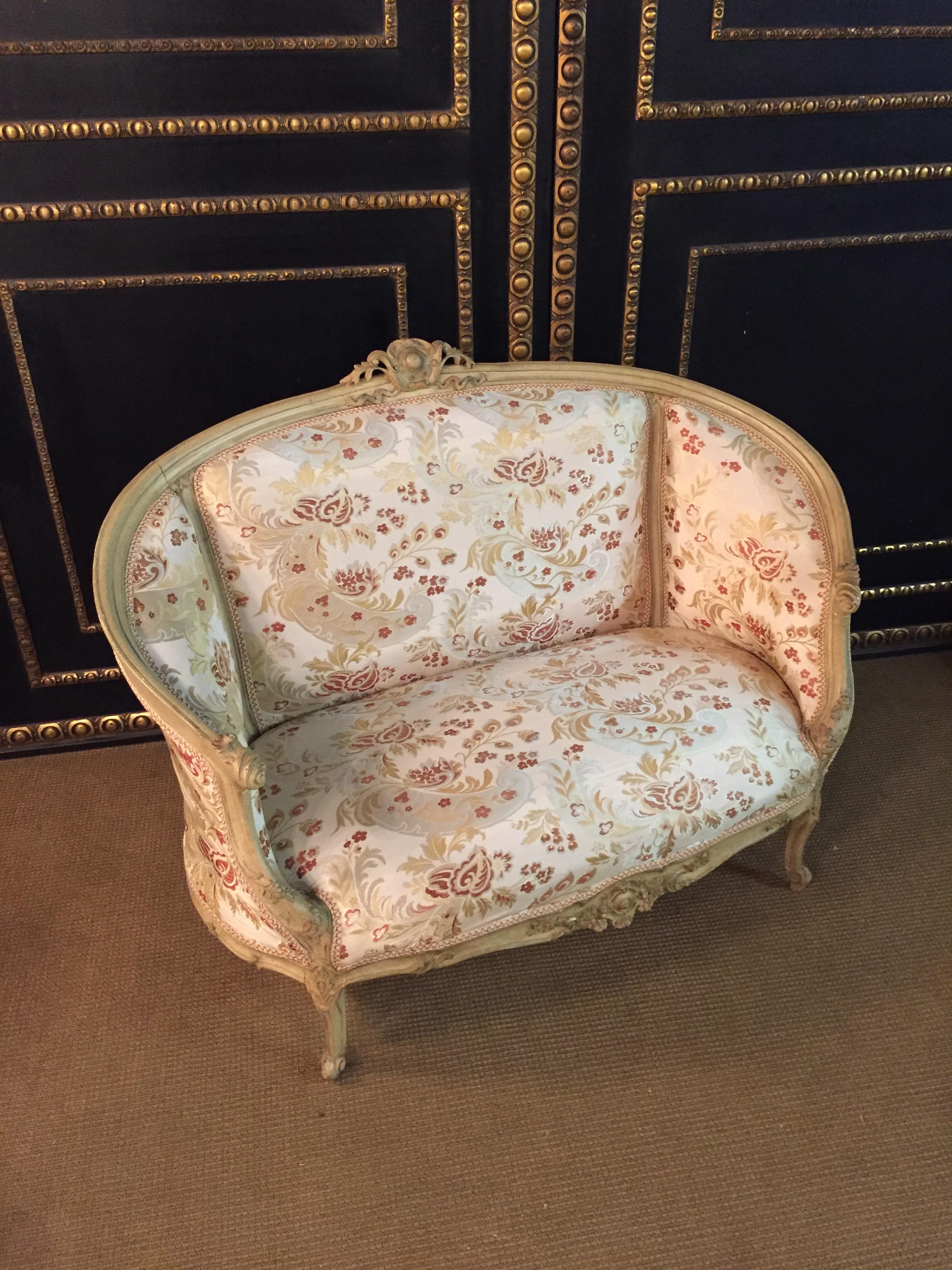 Französisches Sofa des 20. Jahrhunderts im Louis- Quinze-Stil (Louis XV.) im Angebot
